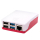 Obudowa Raspberry Pi Obudowa Pi 4B, plastikowa, czerwono-biała